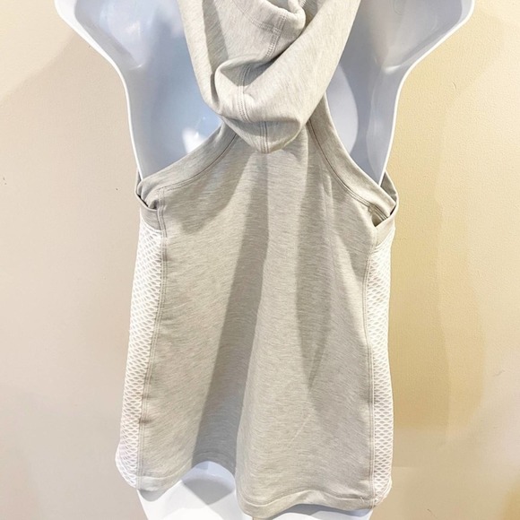 CALIA Effortless Heather Sleeveless Zip Hoodie XS - Picture 6 of 13